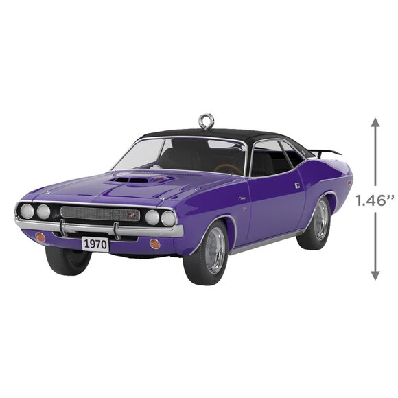 New! 1970 Dodge Challenger R/T-SE Hallmark Keepsake Christmas Ornament Car - Picture 3 of 5